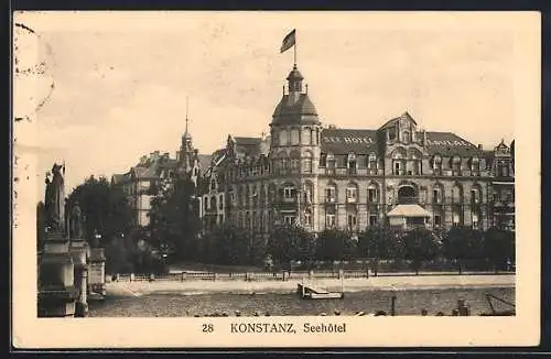 AK Konstanz, Blick auf das Seehotel