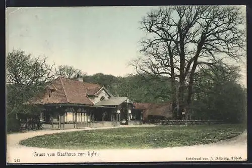 AK Eutin, Gasthaus zum Uglei