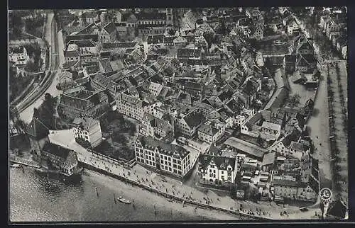 AK Konstanz, Blick vom Ballon des Grafen Zeppelin