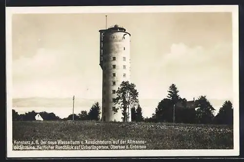 AK Konstanz a. B., Der neue Wasserturm