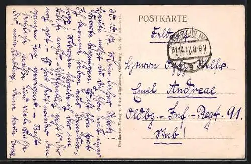 AK Oldenburg i. O., Partie am Bahnhof