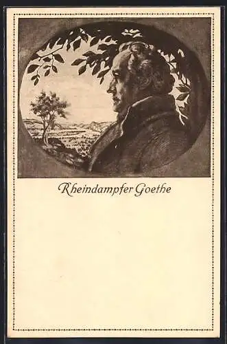 AK Goethe im Profil