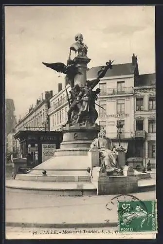 AK Lille, Monument Testelin et architecture environnante