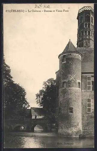 AK Esquelbecq, Le Château, Douves et Vieux Pont