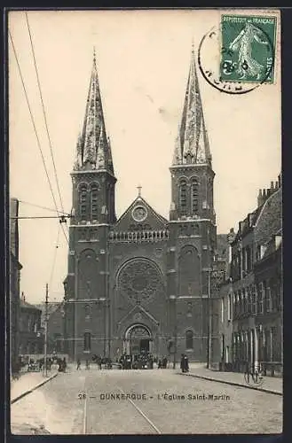 AK Dunkerque, L`Église Saint-Martin