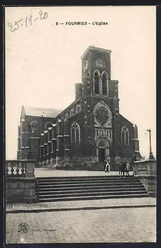 AK Fourmies, L`église et son parvis