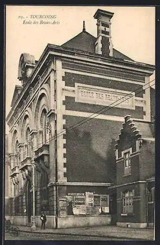 AK Tourcoing, École des Beaux-Arts