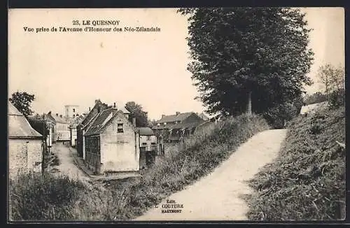 AK Le Quesnoy, Vue prise de l`Avenue d`Honneur des Néo-Zélandais