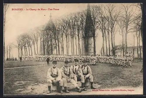 AK Bergues, Le Champ de Mars, Une Pause