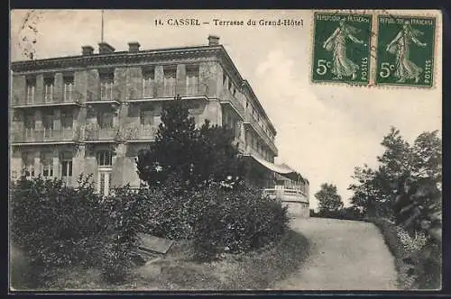 AK Cassel, Terrasse du Grand-Hôtel