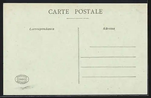 AK Le Cateau, École de Filles, Marché Couvert