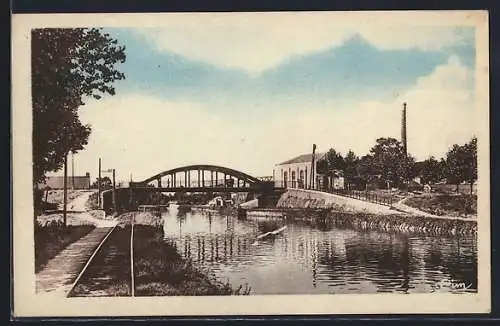 AK Masnières, Le Canal de St-Quentin, Le Pont