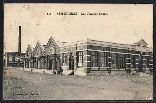 AK Armentières, Les Tissages Réunis