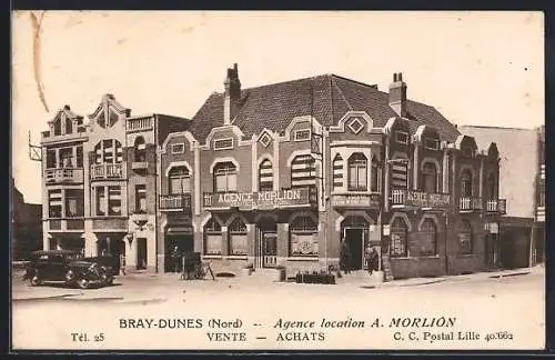 AK Bray-Dunes, Agence location A. Morlion et bâtiments adjacents