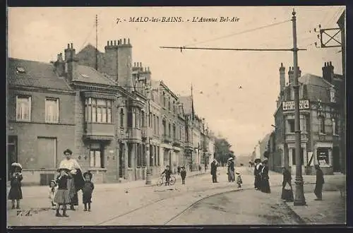 AK Malo-les-Bains, L`Avenue Bel-Air