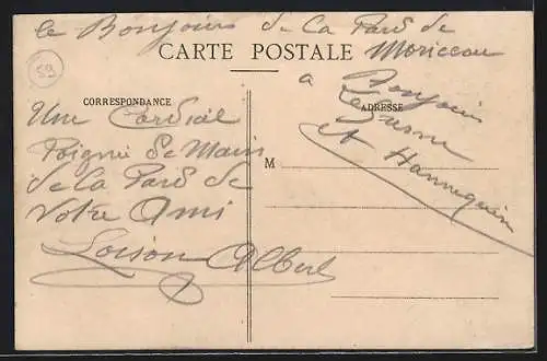 AK Bergues, Hospice-Hôpital Saint-Jean et rue animée
