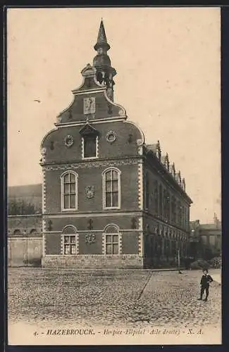 AK Hazebrouck, Hospice-Hôpital (Aile droite)