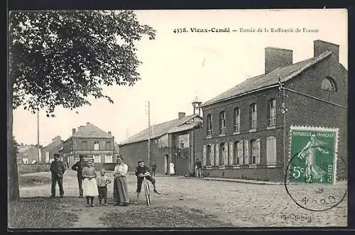 AK Vieux-Condé, Entrée de la Raffinerie de France