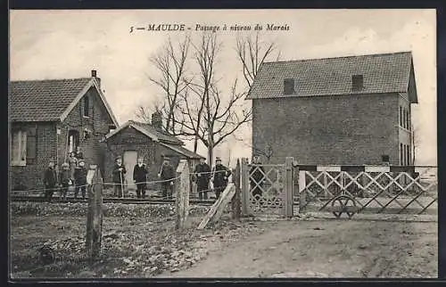 AK Maulde, Passage à niveau du Marais