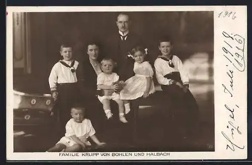 AK Familie Krupp von Bohlen und Halbach