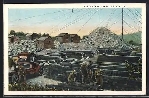 AK Granville, NY, Slate Yards