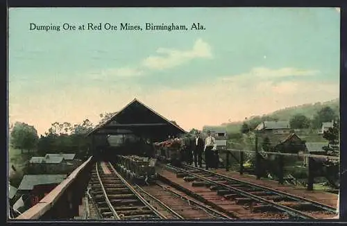 AK Birmingham, AL, Dumping Ore at Red Ore Mines