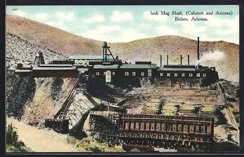 AK Bisbee, AZ, Irish Mag Shaft, Calumet and Arizona