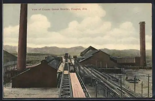 AK Douglas, AZ, View of Copper Queen Smelter