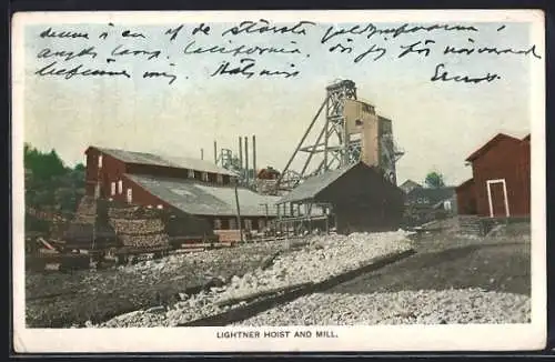 AK Angels Camp, CA, Lightner Hoist and Mill