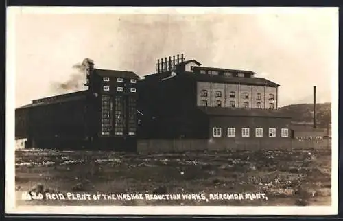 AK Anaconda, MT, Acid Plant of the Washoe Reduction Works