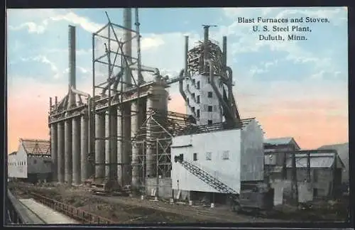 AK Duluth, MN, Blast Furnaces and Stoves, US Steel Plant