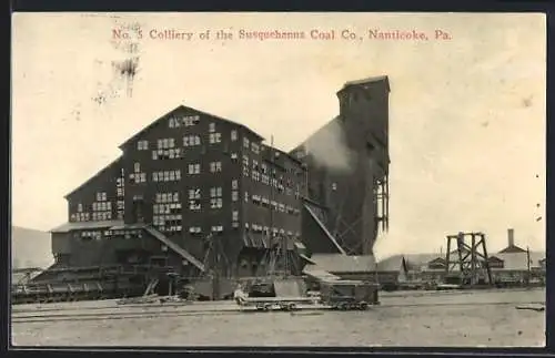 AK Nanticoke, PA, No. 5 Colliery of the Susquehanna Coal Co.