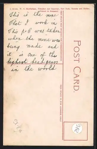 AK Butte, MT, New Leonard Galos Frame