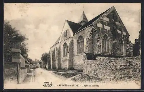 AK Samois-sur-Seine, L`Église