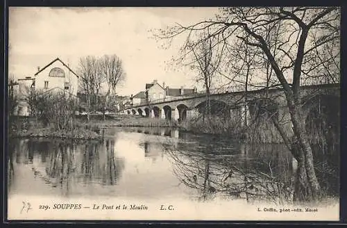 AK Souppes, Le Pont et le Moulin