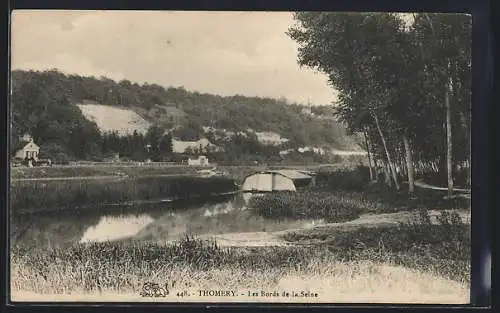 AK Thomery, Les bords de la Seine