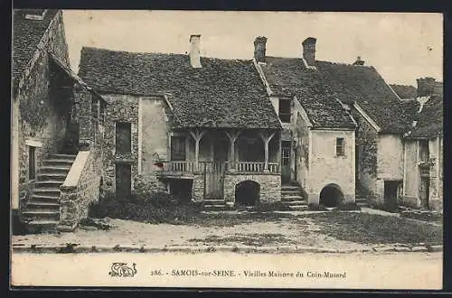 AK Samois-sur-Seine, Vieilles Maisons du Coin-Musard