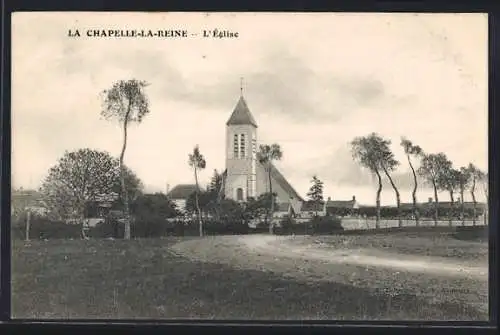 AK La Chapelle-la-Reine, L`église