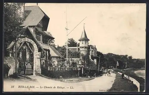 AK Bois-le-Roi, Le Chemin de Halage