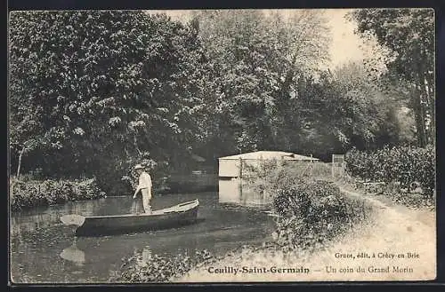 AK Couilly-Saint-Germain, Un coin du Grand Morin