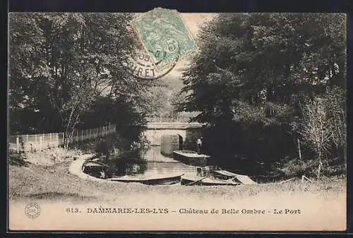 AK Dammarie-les-Lys, Château de Belle Ombre, Le Port