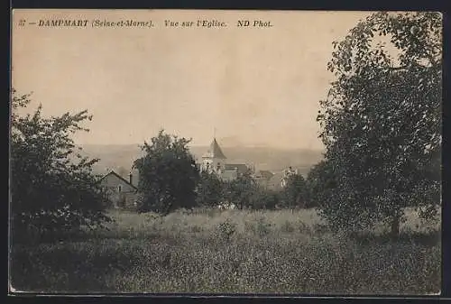 AK Dampmart, Vue sur l`Église