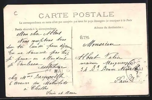 AK Chelles-Gournay, Le Château de Gournay au bord de la rivière