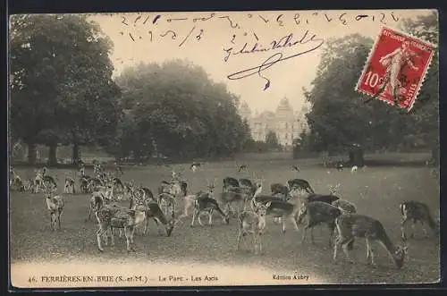 AK Ferrières-en-Brie, Le Parc, Les Axis