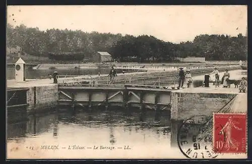 AK Melun, L`Écluse et le Barrage