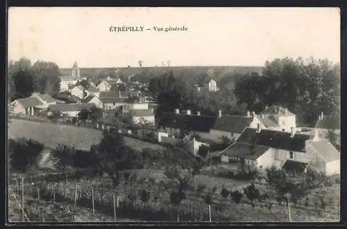 AK Étrépilly, Vue générale