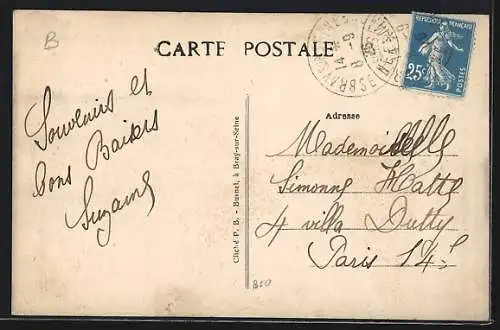 AK Bray-sur-Seine, Le Pont