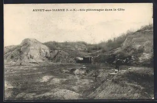 AK Annet-sur-Marne, Site pittoresque dans la Côte