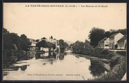 AK La Ferté-sous-Jouarre, La Marne et le Quai