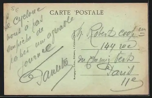 AK Trilport, Vue prise du pont du chemin de fer